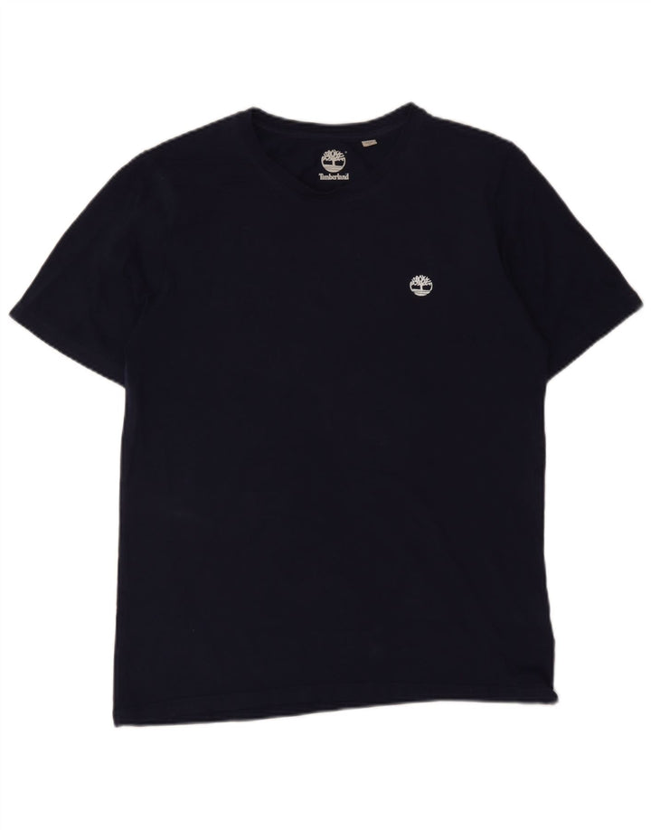 Timberland Boys T-Shirt Top 15-16 Years Medium Navy Blue Cotton