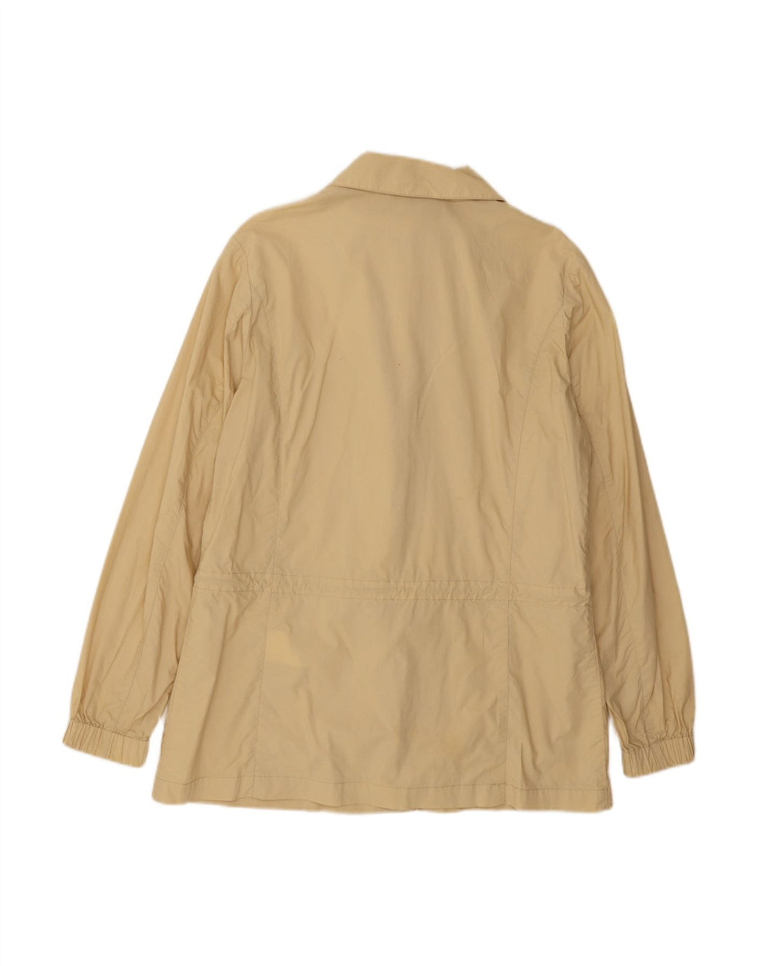 SERGIO TACCHINI Womens Utility Jacket UK 16 Large Beige Cotton