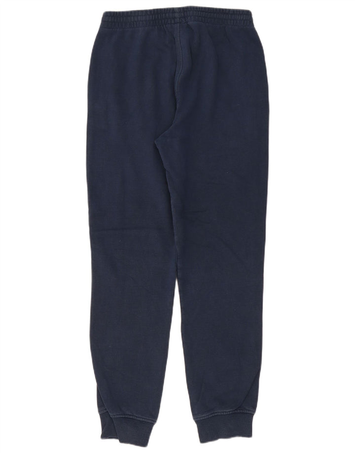 Diadora Mens Tracksuit Trousers Joggers Medium Navy Blue Cotton
