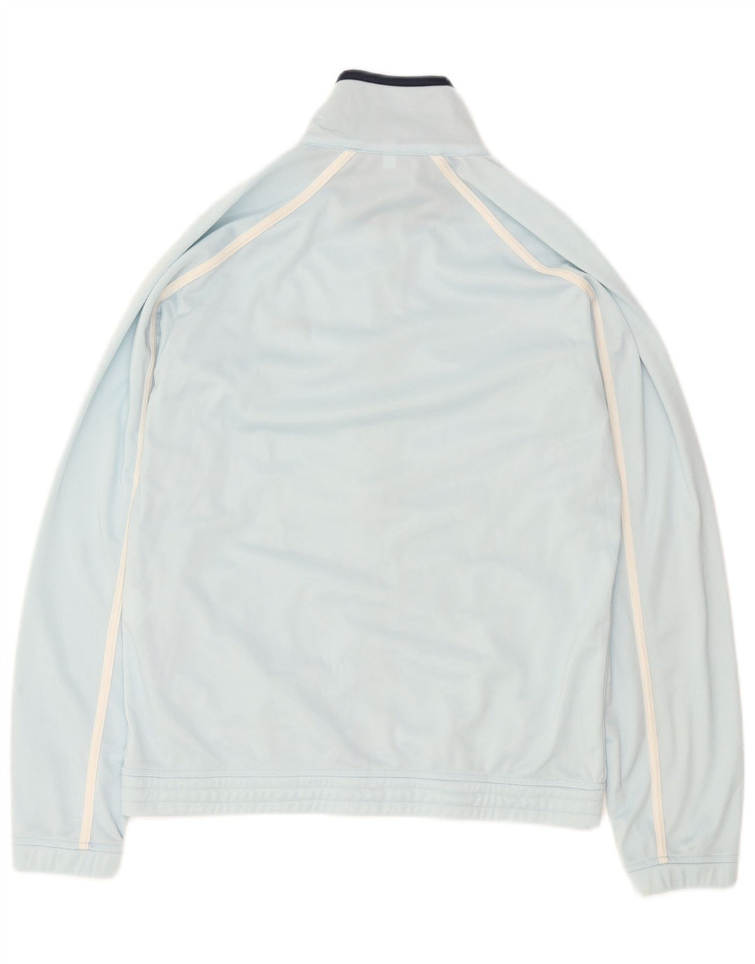 ASICS Mens Tracksuit Top Jacket Medium Blue Polyester