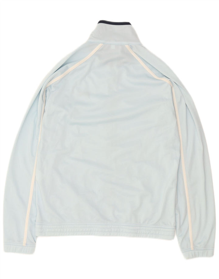 ASICS Mens Tracksuit Top Jacket Medium Blue Polyester