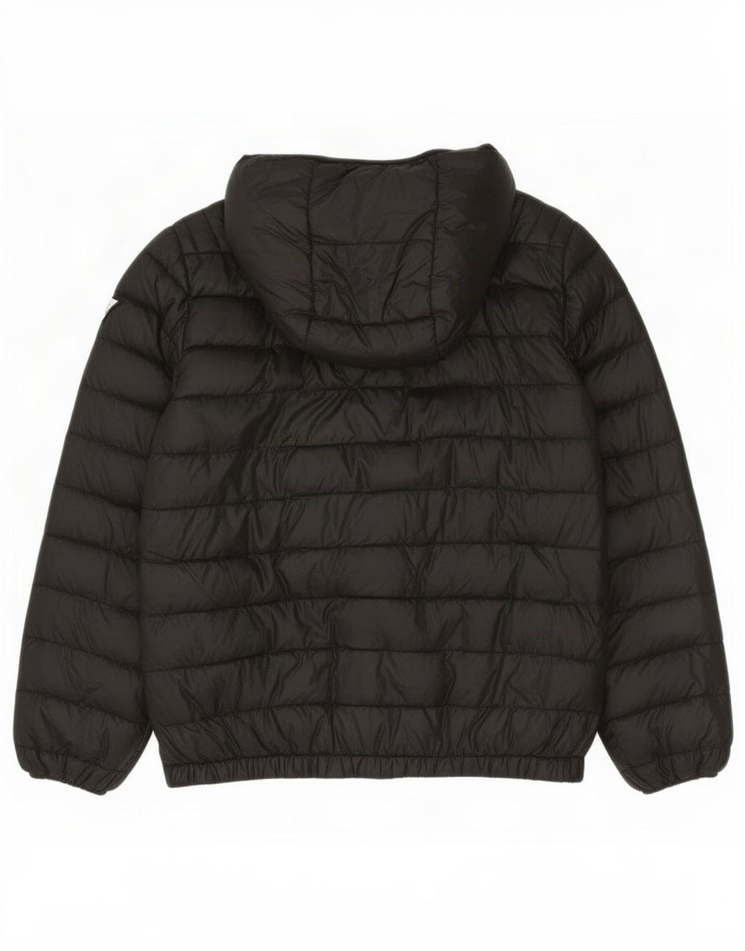 Guess Boys Hooded Padded Jacket 9-10 Years Black Polyester