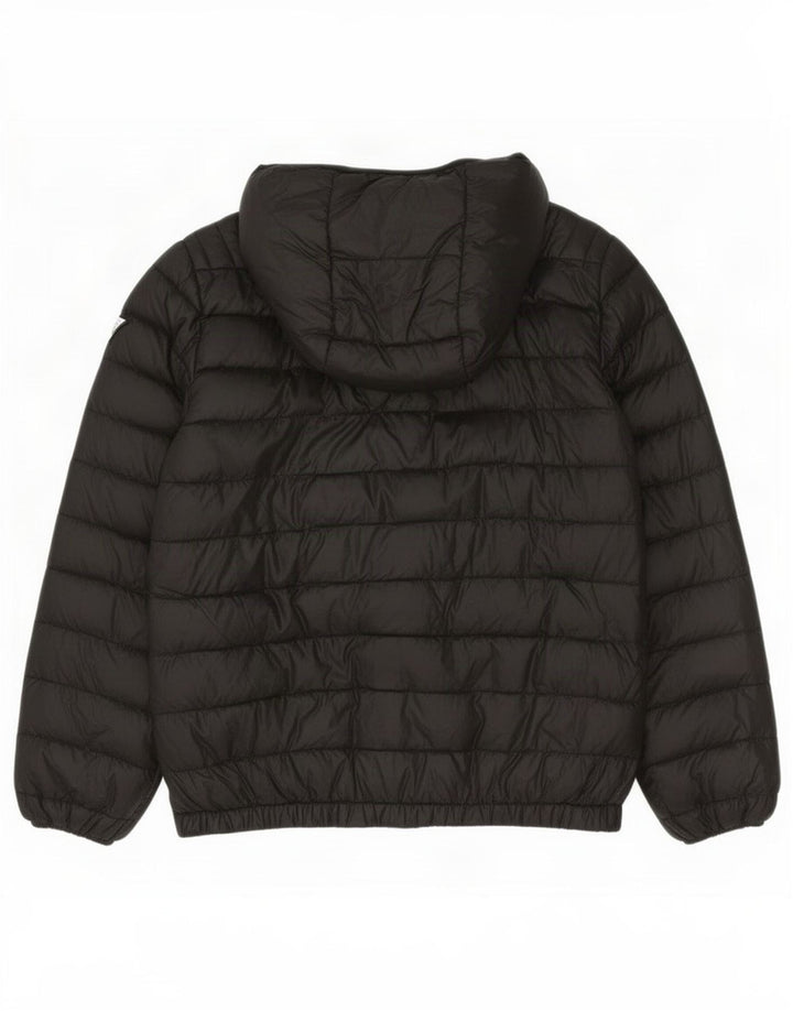 Guess Boys Hooded Padded Jacket 9-10 Years Black Polyester