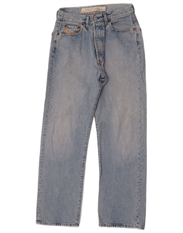 Diesel Womens High Waist Jeans W30 L32 Blue Cotton