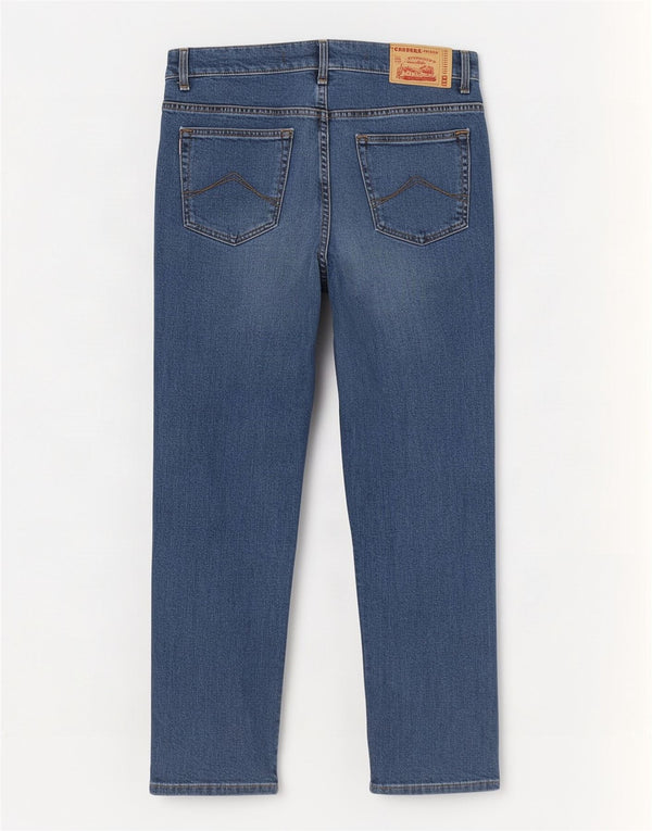 Carrera Mens 700 Straight Jeans W34 L30 Blue Cotton