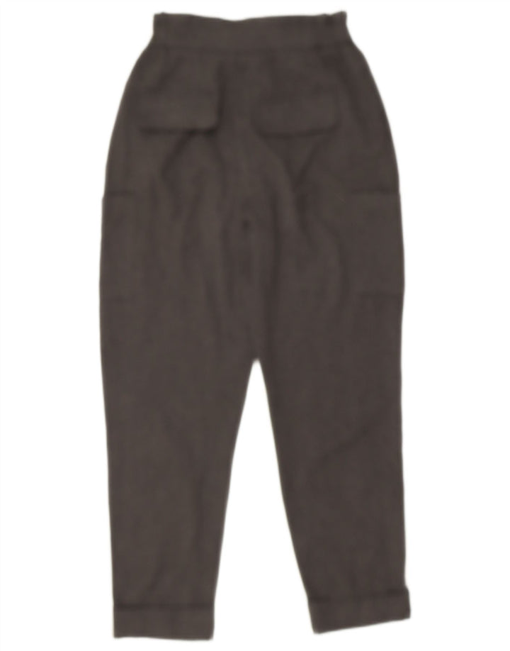 Zara Womens Tapered Cargo Trousers EU 34 2XS W24 L24 Grey Polyester