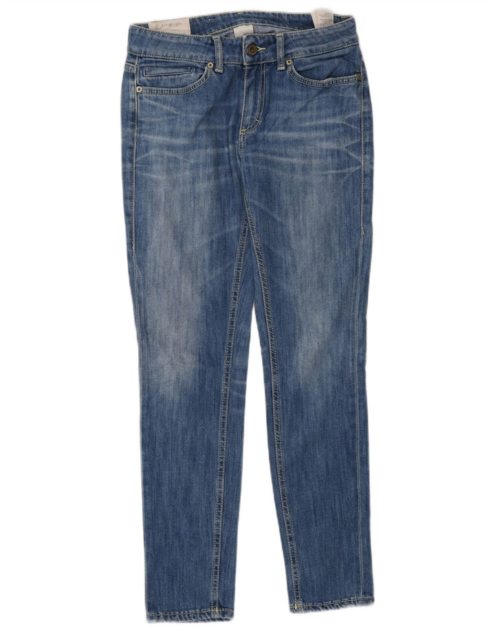 Dondup Womens Slim Jeans W27 L29 Blue Cotton