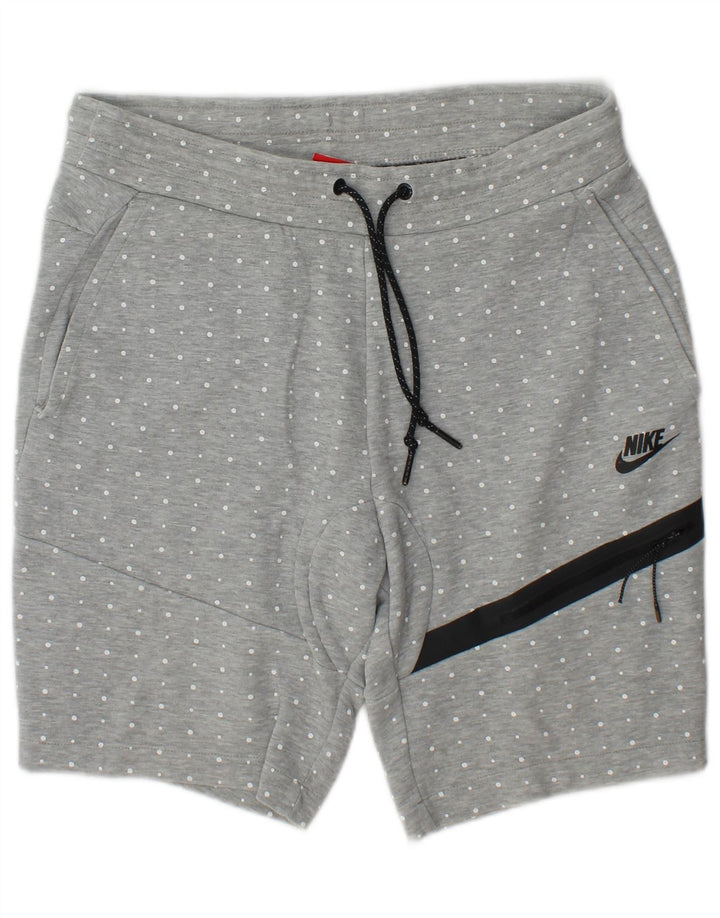 Nike Mens Cargo Sport Shorts Small  Grey Spotted Cotton