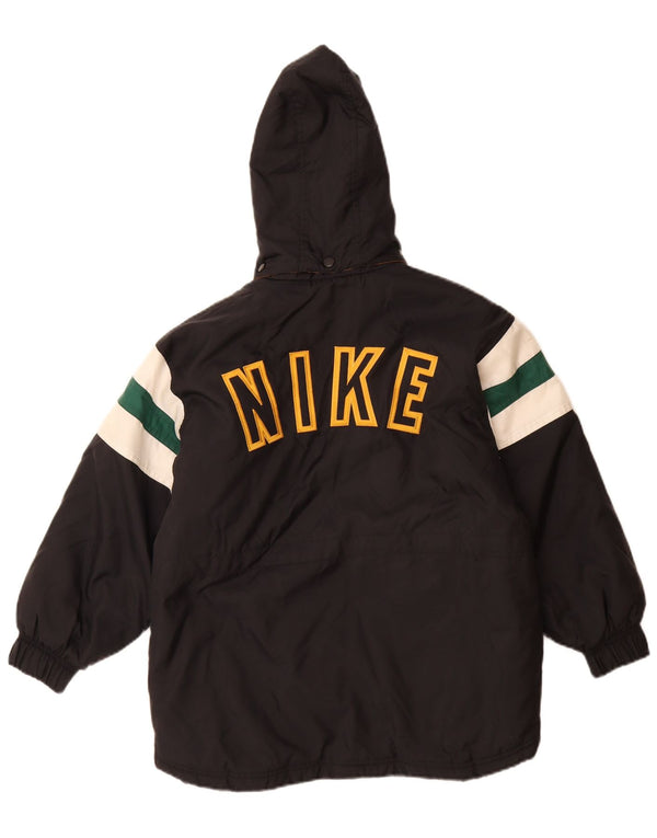 Nike Boys Oversized Graphic Padded Jacket 9-10 Years Medium Black