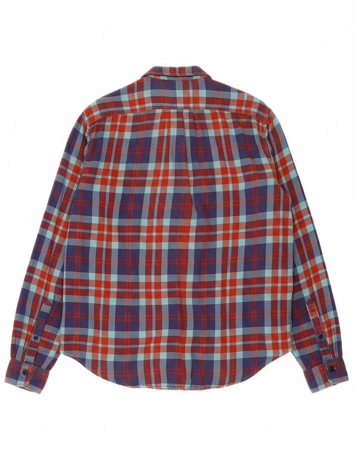 LEVI'S Mens Standard Fit Flannel Shirt Medium Multicoloured Check Cotton