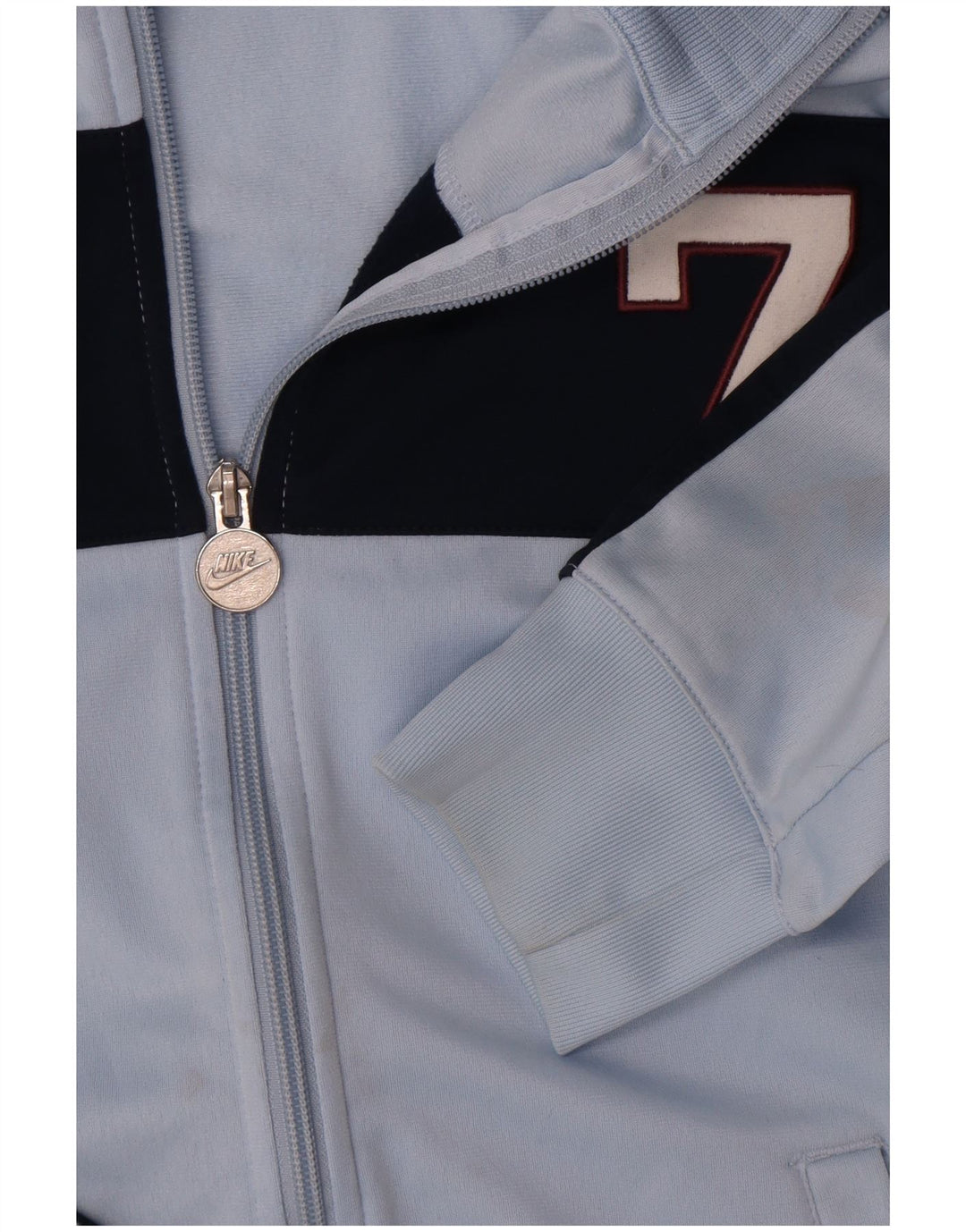 Nike Boys Graphic Tracksuit Top Jacket 10-11 Years Medium Blue Colourblock