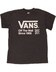 VANS Boys Graphic T-Shirt Top 10-11 Years Medium Grey