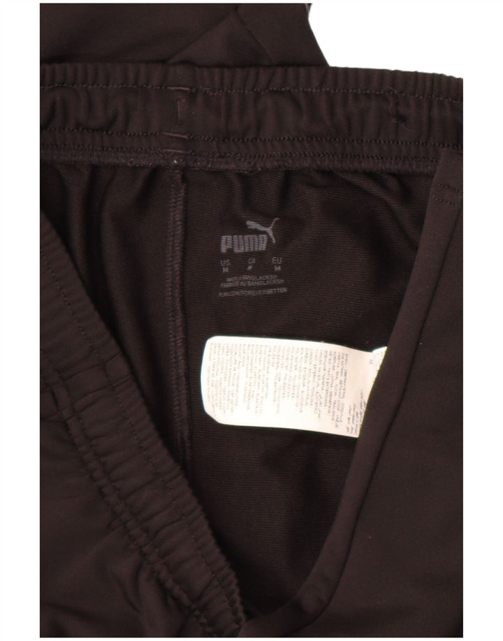 Puma Mens Tracksuit Trousers Medium  Black Colourblock Polyester