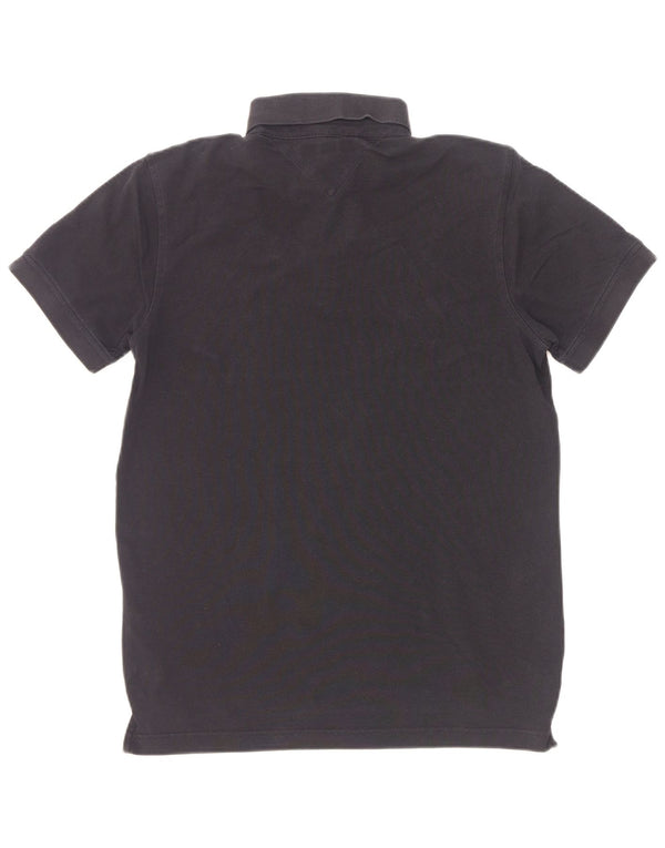 Tommy Hilfiger Mens Polo Shirt Small Navy Blue Cotton