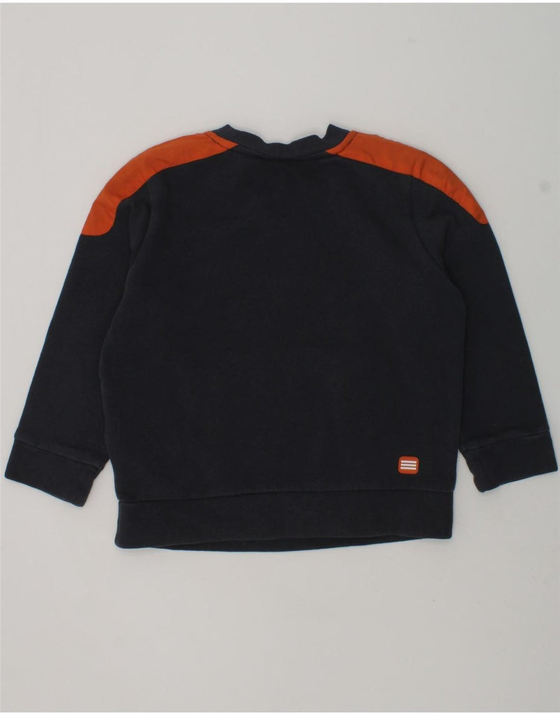 ADIDAS Boys Graphic Sweatshirt Jumper 4-5 Years Grey Colourblock | Vintage Adidas | Thrift | Second-Hand Adidas | Used Clothing | Messina Hembry 