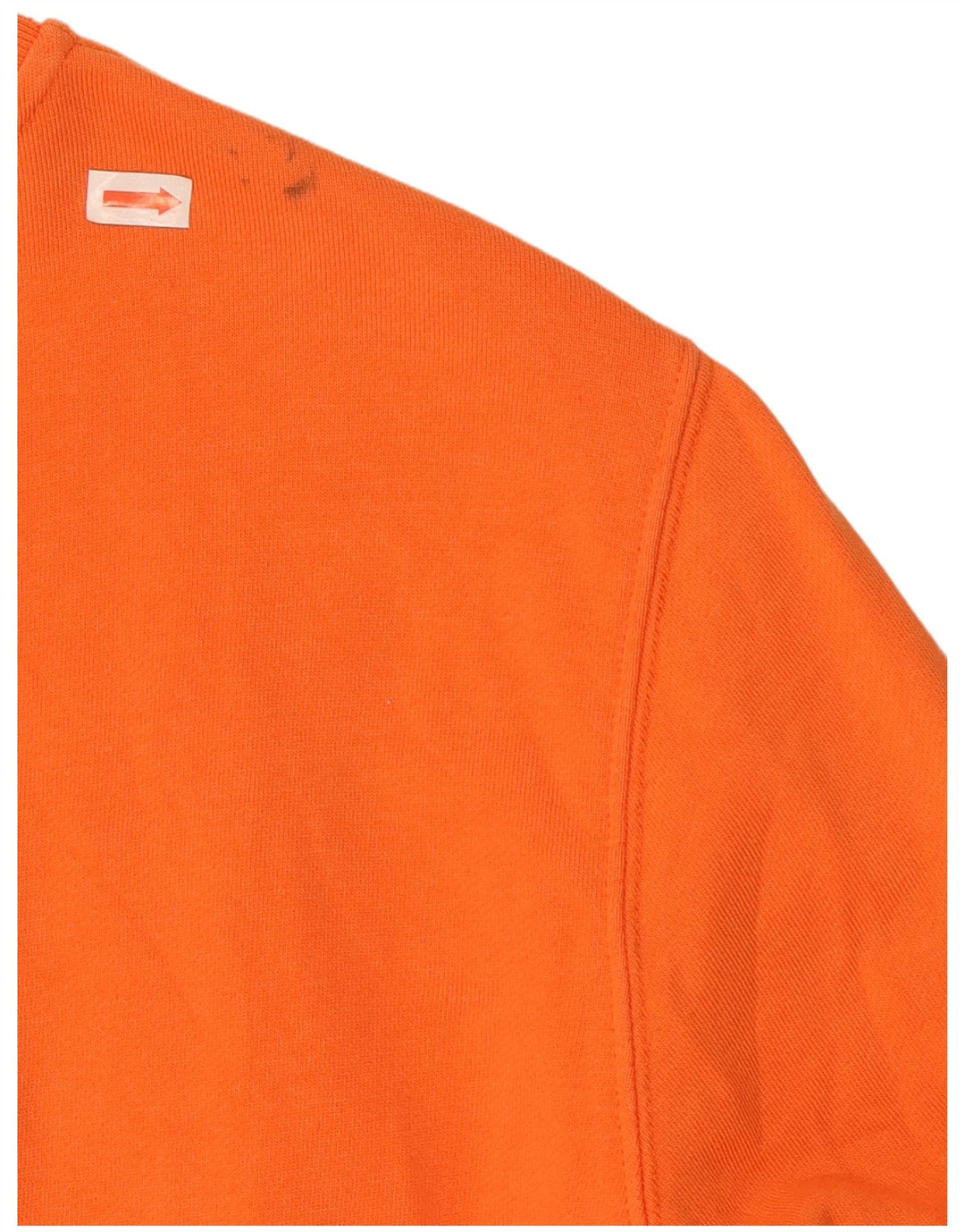 Hugo Boss Womens Graphic Sweatshirt Jumper UK 14 Medium Orange