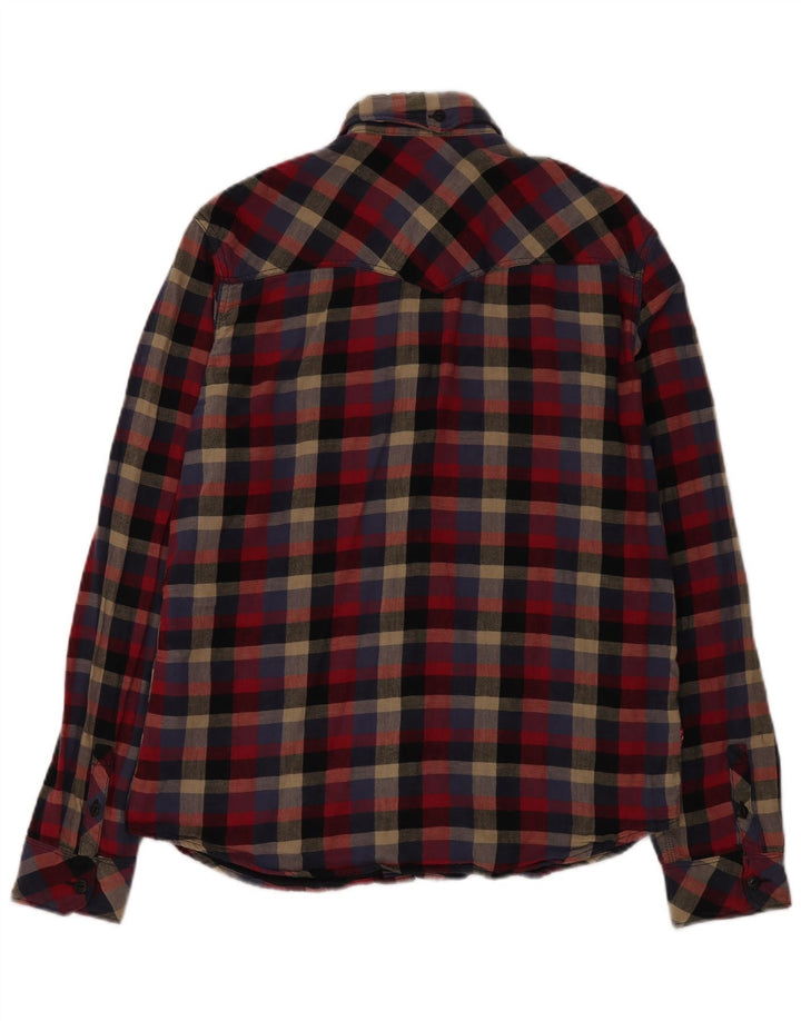 Levi's Mens Lumberjack Slim Fit Flannel Shirt Large Multicoloured Check