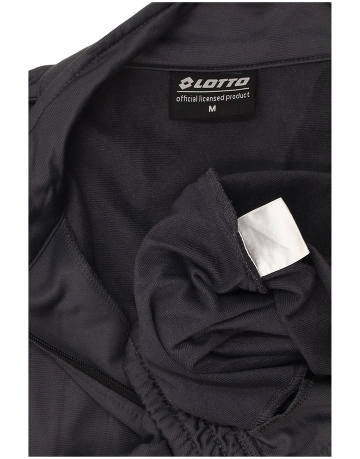LOTTO Mens Tracksuit Top Jacket Medium Grey Polyester