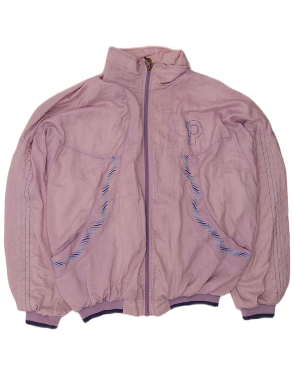Pro Ace Mens Graphic Tracksuit Top Jacket Large Pink Polyamide