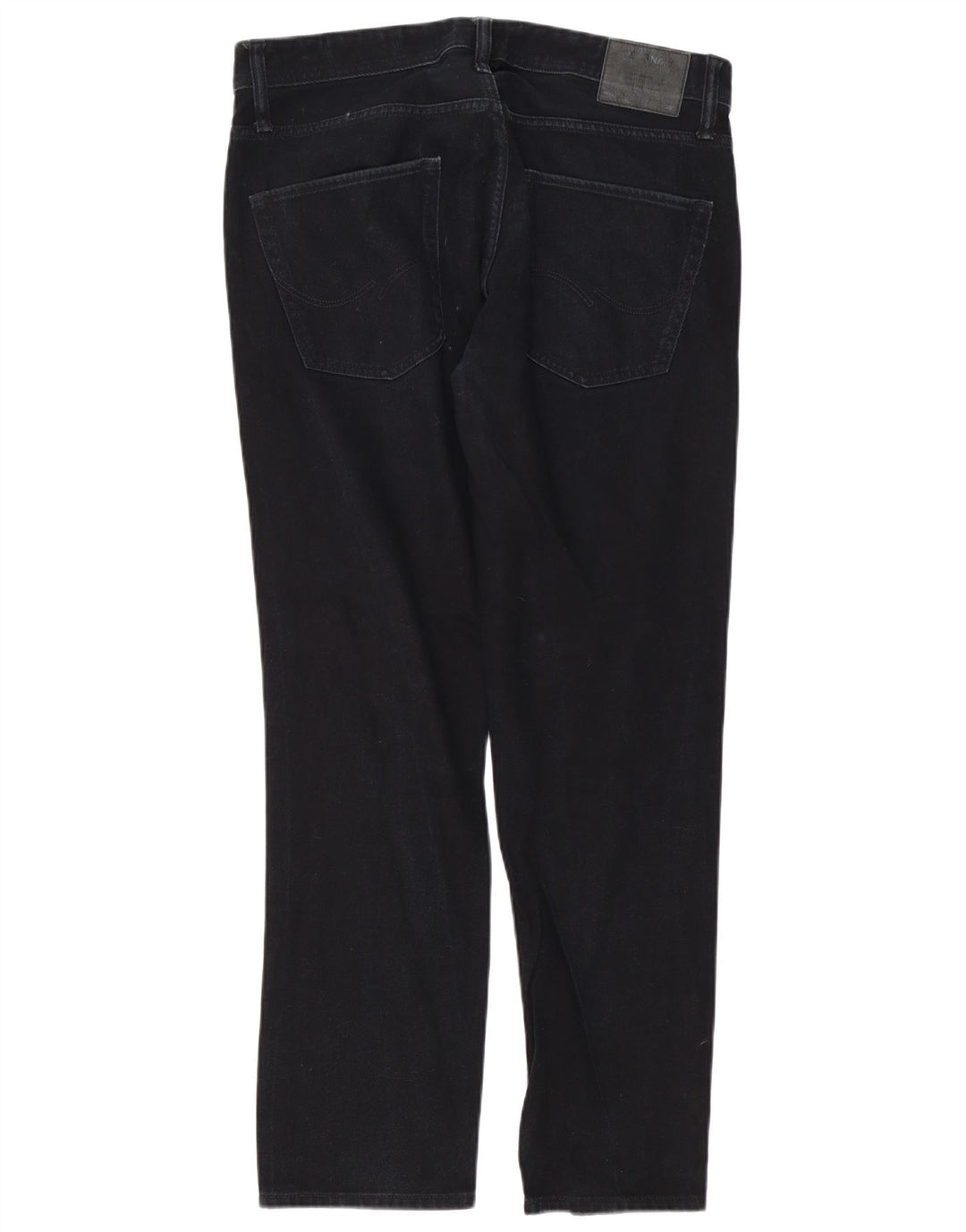 Jack & Jones Mens Tim Slim Jeans W36 L32 Navy Blue Cotton