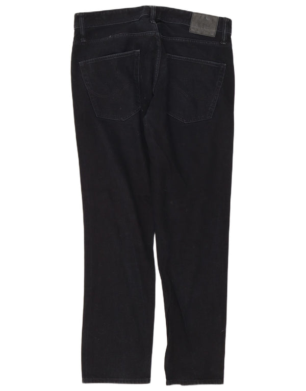 Jack & Jones Mens Tim Slim Jeans W36 L32 Navy Blue Cotton