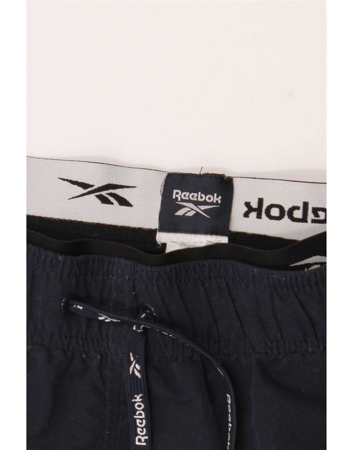 Reebok Mens Graphic Sport Shorts Medium Navy Blue