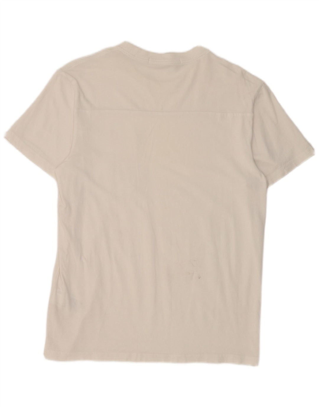 Calvin Klein Jeans Mens T-Shirt Top Small White Cotton