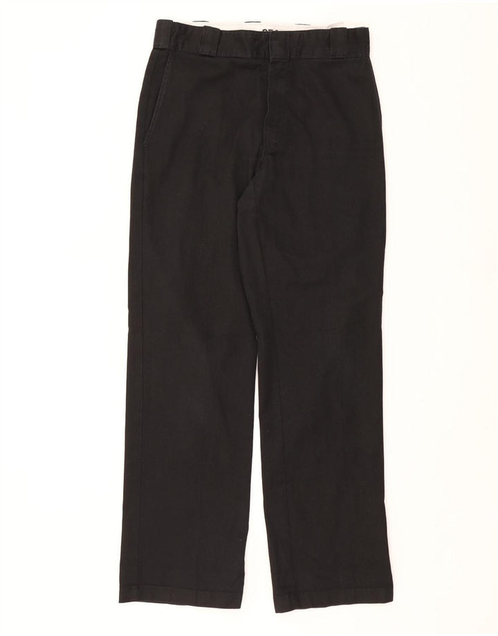DICKIES Mens 874 Original Fit Straight Chino Trousers W31 L32 Black
