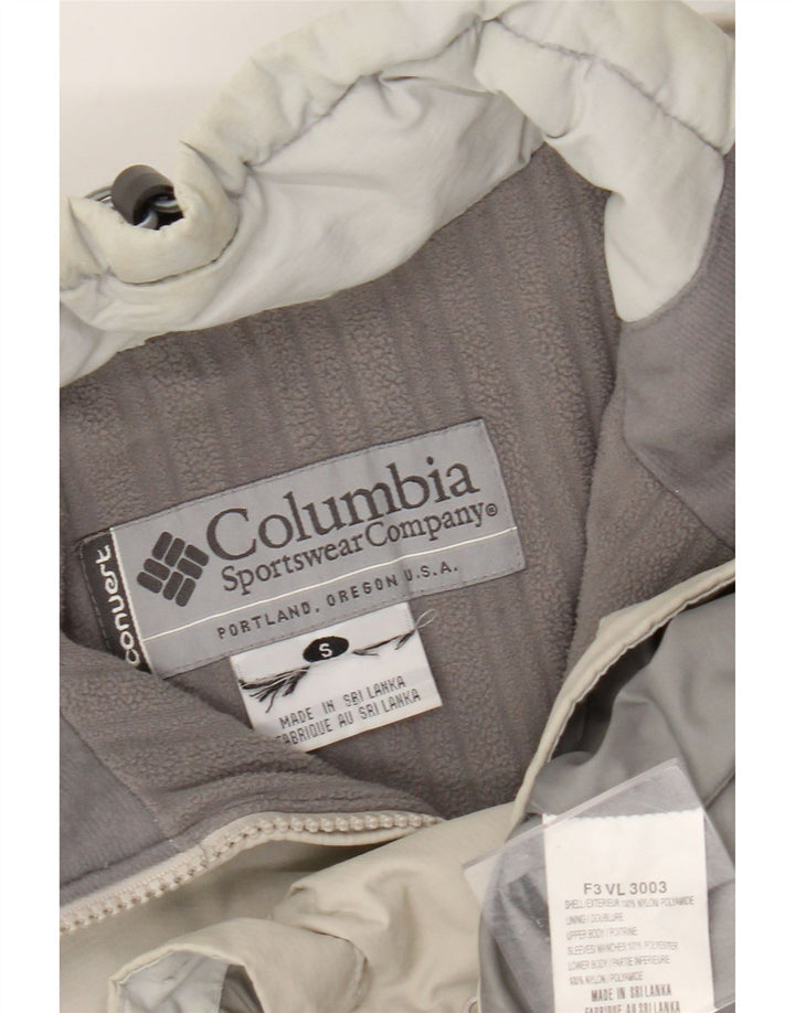 Columbia Mens Windbreaker Jacket UK 36 Small Beige Colourblock Polyamide