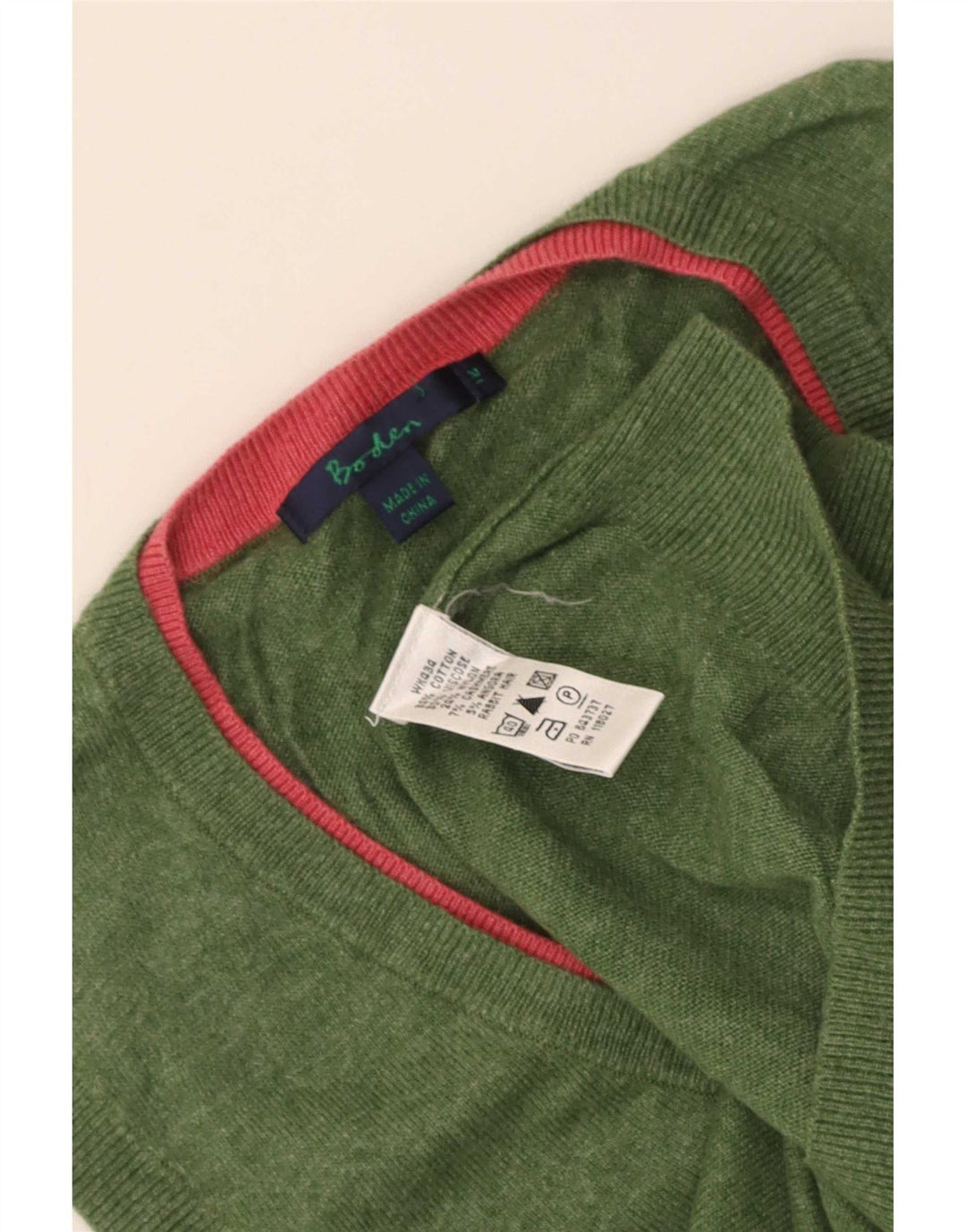 Boden Womens Vest Tank Top UK 12 Medium Green Cotton