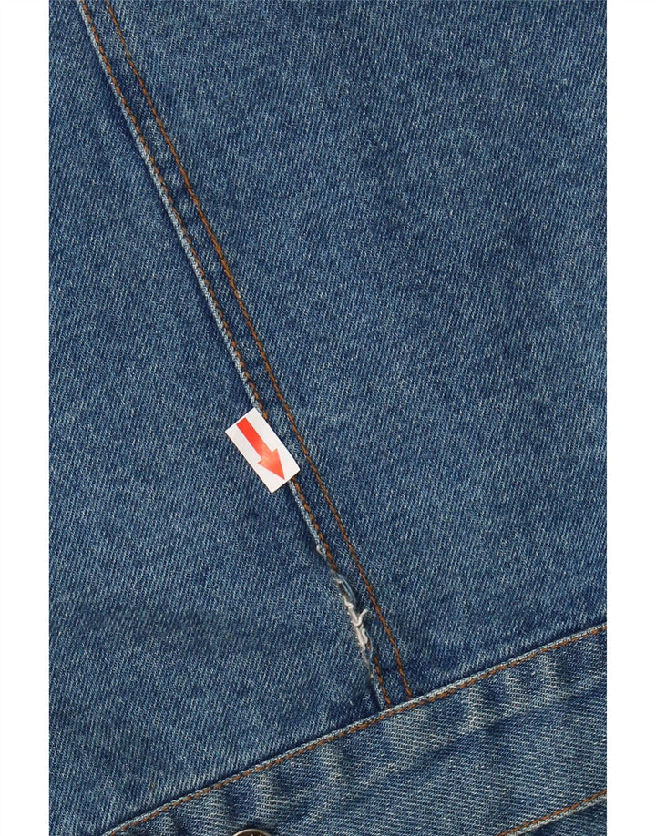 Vintage Mens Denim Jacket UK 42 XL Blue Cotton Classic