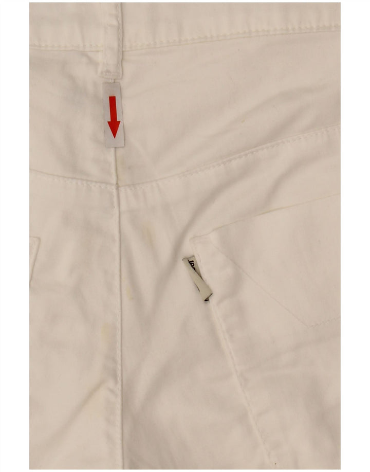 Jeckerson Womens Casual Shorts  W29 Medium White Cotton