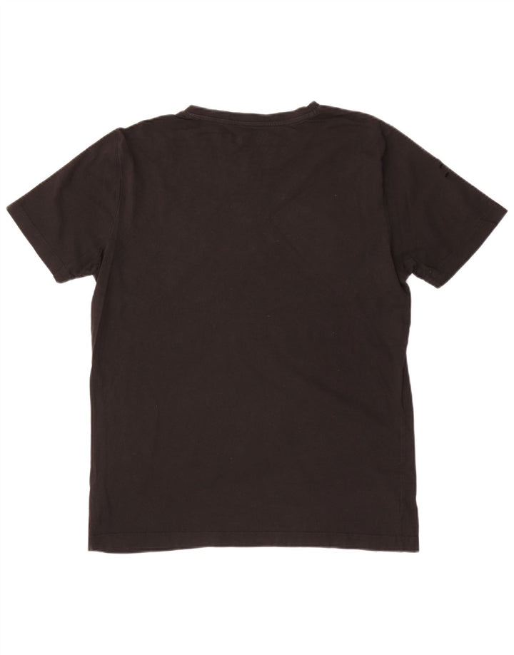 Puma Mens Graphic T-Shirt Top Medium Black Cotton