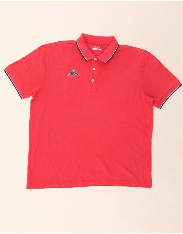 Kappa Mens Polo Shirt 2XL Pink