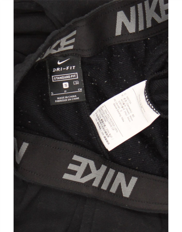 Nike Mens Dri Fit Standard Fit Tracksuit Trousers Joggers Small Black