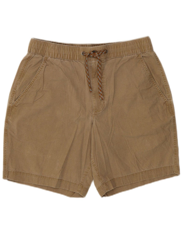 Eddie Bauer Mens Chino Shorts Medium W30 Beige Cotton