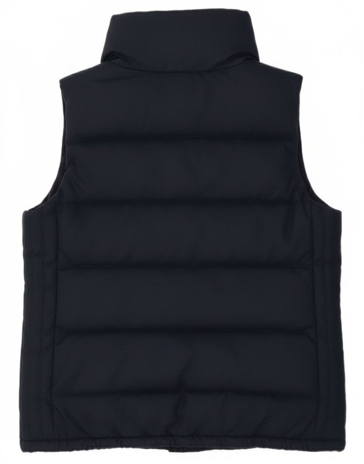 Old Navy Womens Padded Gilet UK 10 Small Navy Blue Polyester