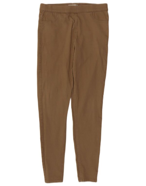 Marks & Spencer Womens Jegging Jeans UK 12 Medium W30 L29 Brown Cotton