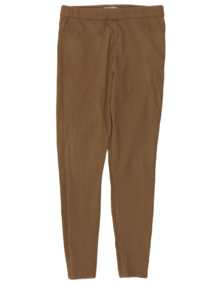 Marks & Spencer Womens Jegging Jeans UK 12 Medium W30 L29 Brown Cotton
