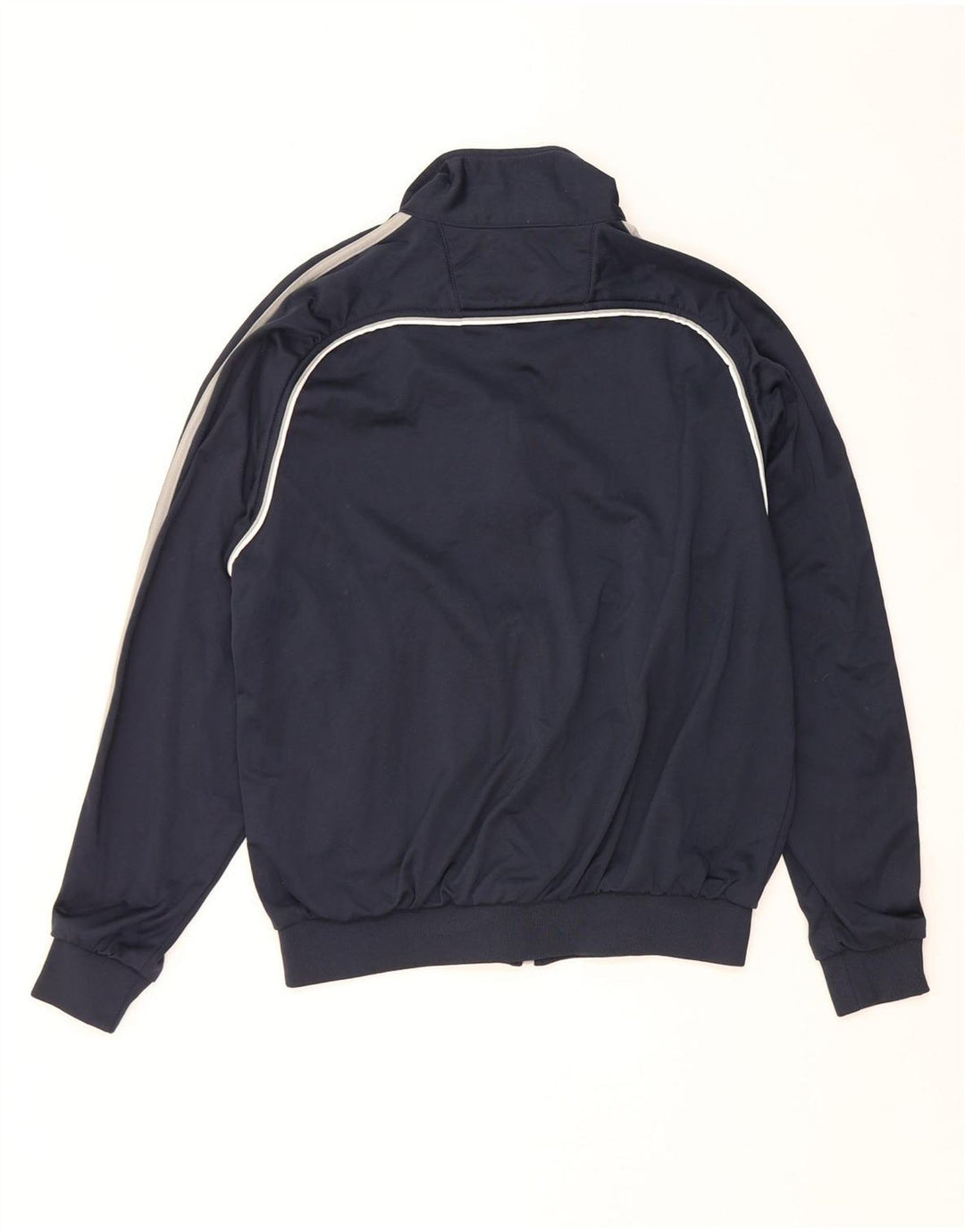 CHAMPION Mens Tracksuit Top Jacket Medium Navy Blue Polyester
