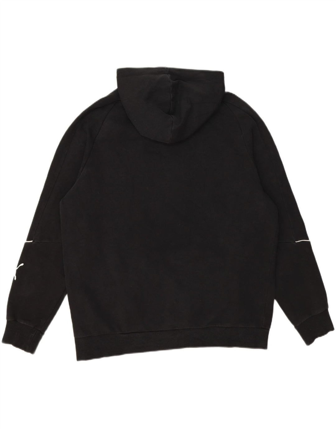 PUMA Mens Hoodie Jumper XL Black Cotton Vintage Puma and Second-Hand Puma from Messina Hembry 