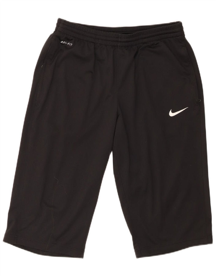 Nike Mens Dri Fit Bermuda Sport Shorts Medium  Black Polyester