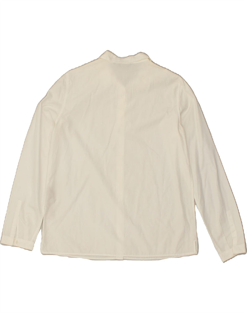 MASSIMO DUTTI Womens Shirt UK 16 Large White Cotton Vintage Massimo Dutti and Second-Hand Massimo Dutti from Messina Hembry 