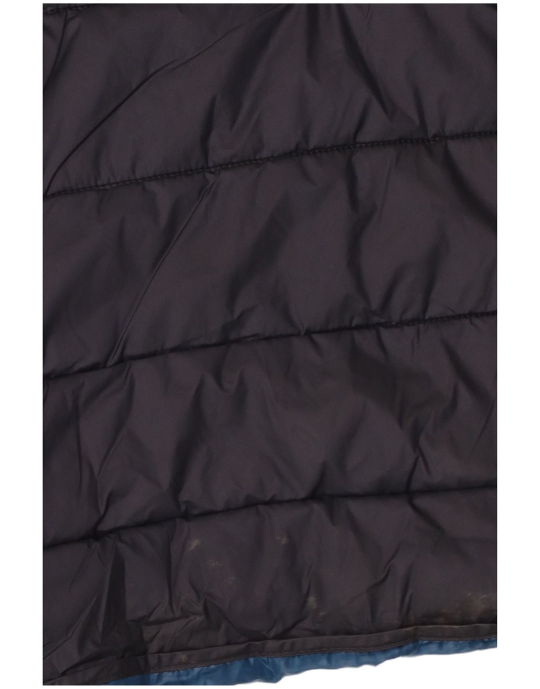 Zara Mens Padded Gilet UK 38 Medium Navy Blue Polyester
