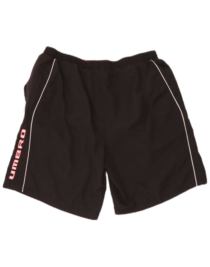 Umbro Mens Graphic Swimming Shorts 2XL  Black Polyester