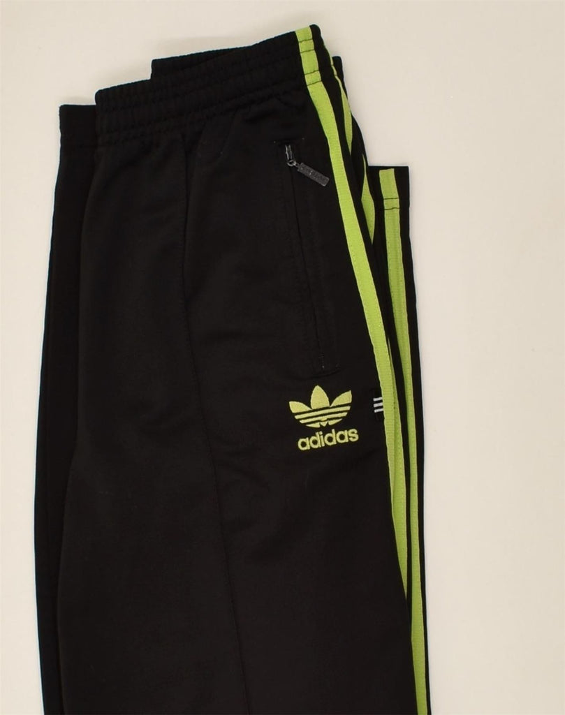 ADIDAS Girls Tracksuit Trousers 9-10 Years Black | Vintage Adidas | Thrift | Second-Hand Adidas | Used Clothing | Messina Hembry 