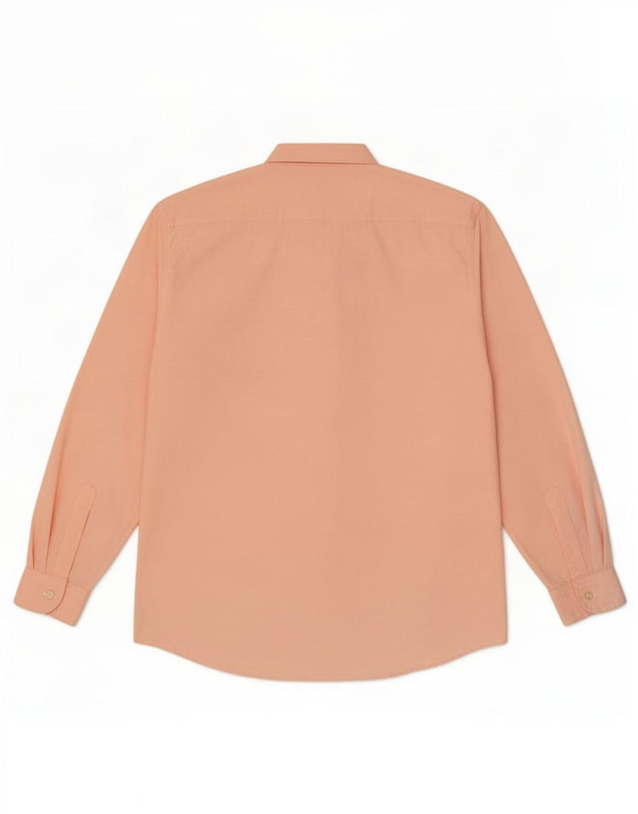 Rifle Mens Shirt Small Orange Cotton