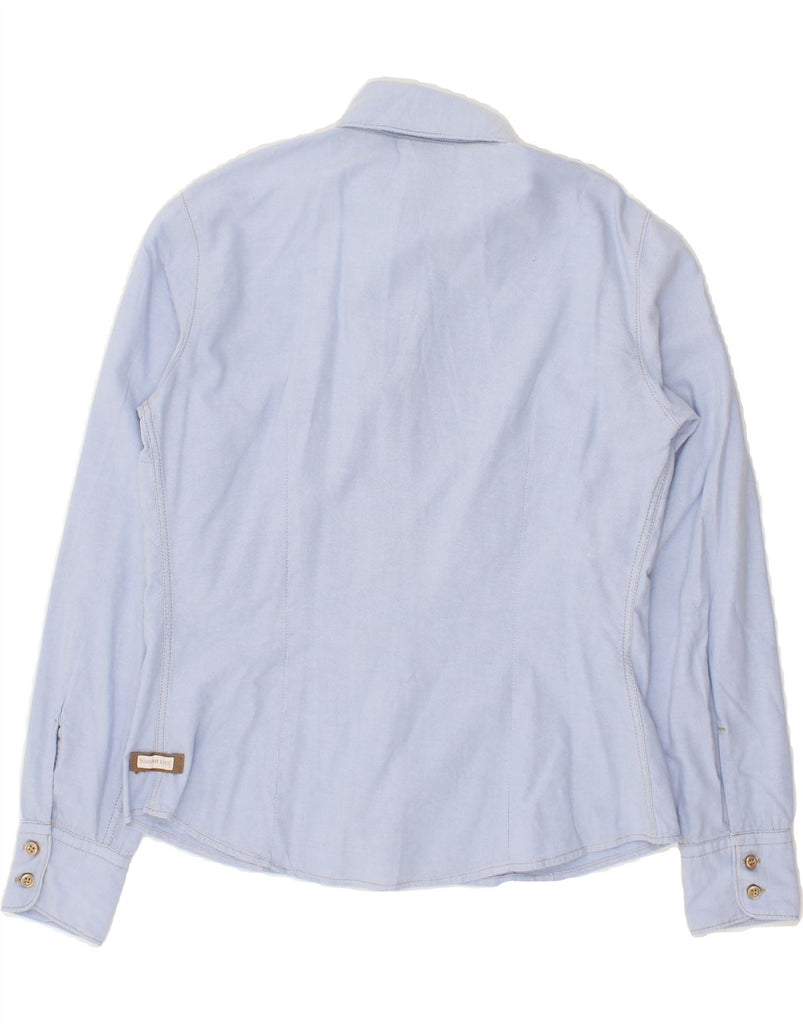 MURPHY & NYE Womens Shirt UK 10 Small Blue | Vintage Murphy & Nye | Thrift | Second-Hand Murphy & Nye | Used Clothing | Messina Hembry 