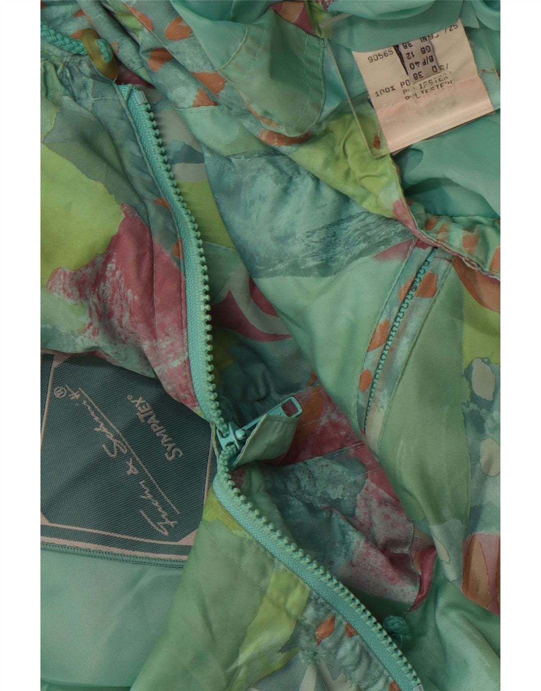 FUCHS & SCHMITT Womens Windbreaker Coat UK 12 Medium Green Retro