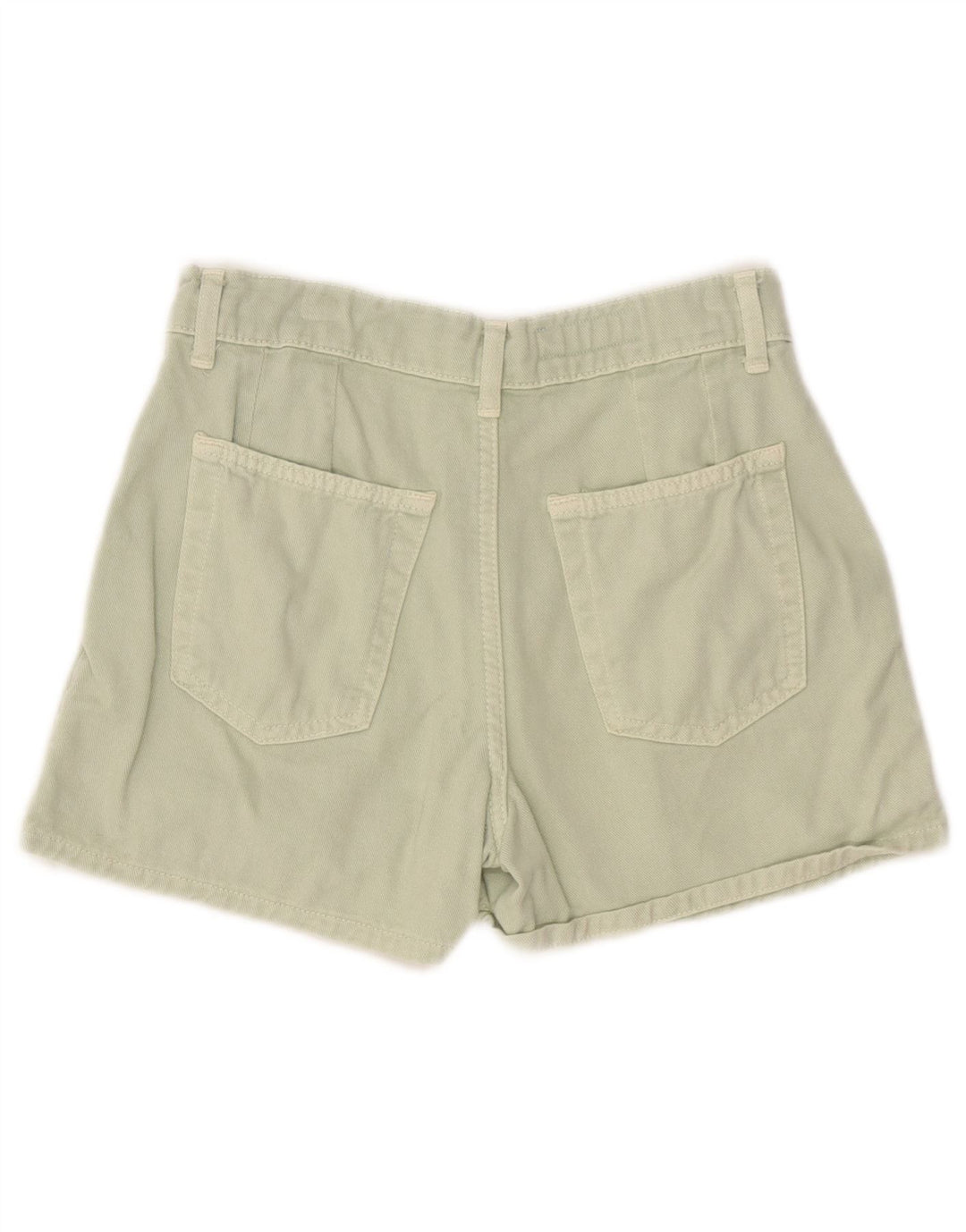 ZARA Girls Pegged Chino Shorts 13-14 Years W26 Green